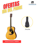 Combo Guitarra Acustica con estuche semi duro