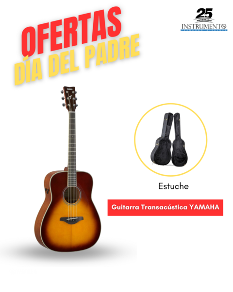 Combo Guitarra Transacústica FG-TA con Estuche