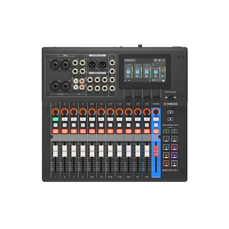 MGX12V B | Consola de Mezcla Digital Compacta con USB, HDMI, Bluetooth y DSP