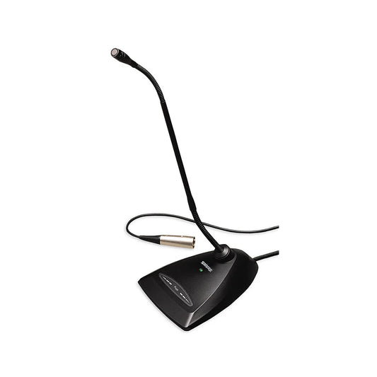 MX418D/C Micrófono Condensador de Cuello de Ganso con Base de Escritorio para Conferencias y Presentaciones