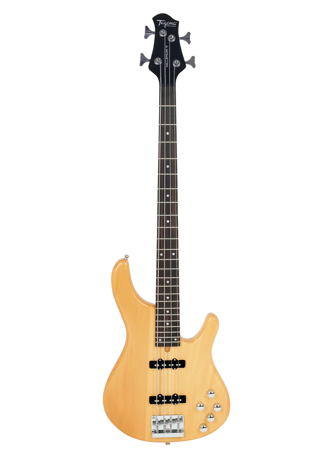 MILLENIUM-4 NT Bajo Eléctrico 4 Cuerdas Activo – Configuración JJ con EQ de 9V