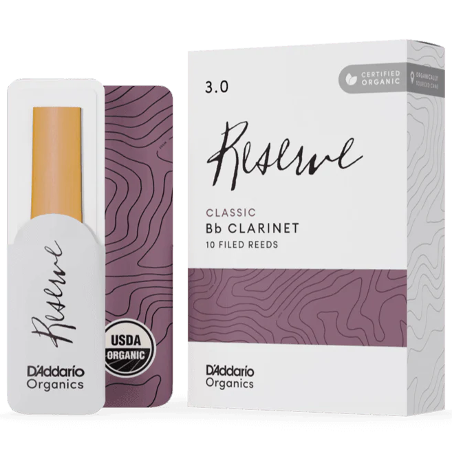 ODCT1030-01 Caña individual Organic Reserve Classic Bb Clarinet Reeds 3.0