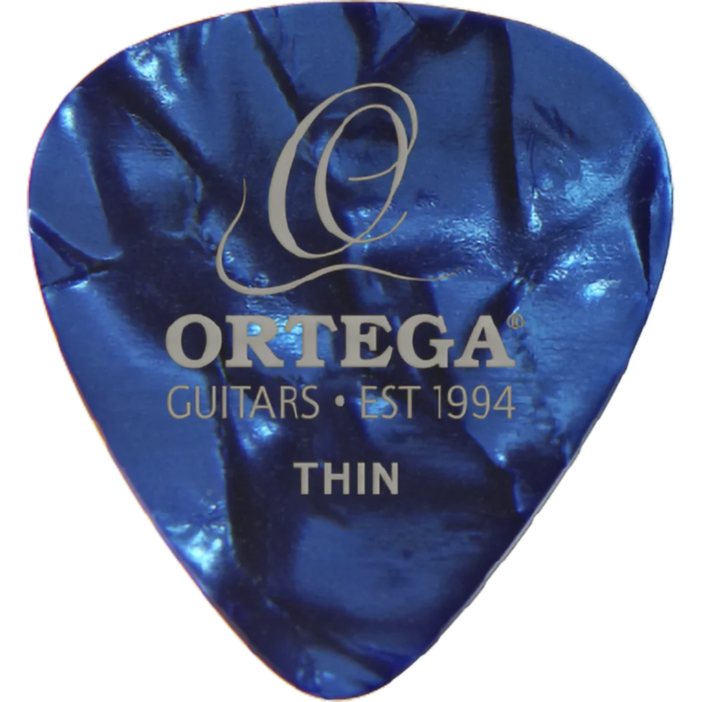 OGP-BP-T10  Uñas Thin Perloid Blue, Paquete de 10