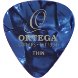 OGP-BP-T10  Uñas Thin Perloid Blue, Paquete de 10