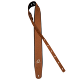 OSBY-4 Genuine Leather Straps – Correa Premium para Guitarra en Cuero Genuino Byzantine Bourbon