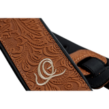 OSBY-4 Genuine Leather Straps – Correa Premium para Guitarra en Cuero Genuino Byzantine Bourbon