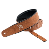OSBY-4 Genuine Leather Straps – Correa Premium para Guitarra en Cuero Genuino Byzantine Bourbon