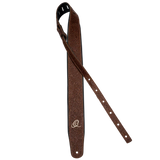 OSBY-6 Genuine Leather Straps – Correa Premium para Guitarra en Cuero Genuino Byzantine Brown
