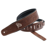 OSBY-6 Genuine Leather Straps – Correa Premium para Guitarra en Cuero Genuino Byzantine Brown