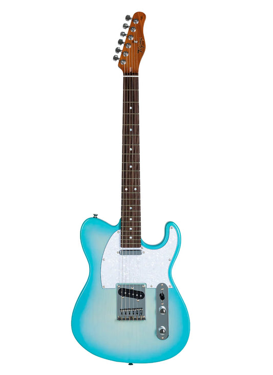 OASIS T-TCBLB-DF/PW Guitarra Eléctrica Estilo Telecaster color Azul Celestial