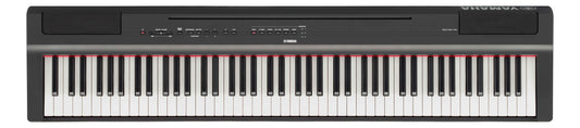 P-125AB Piano digital de color Negro