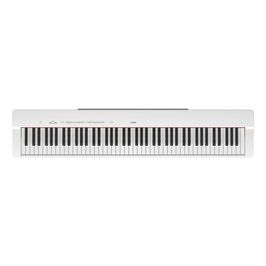 P-225WH  Piano Digital Portátil de 88 Teclas con Acción Contrapesada y Sonido de Piano de Cola (Blanco)
