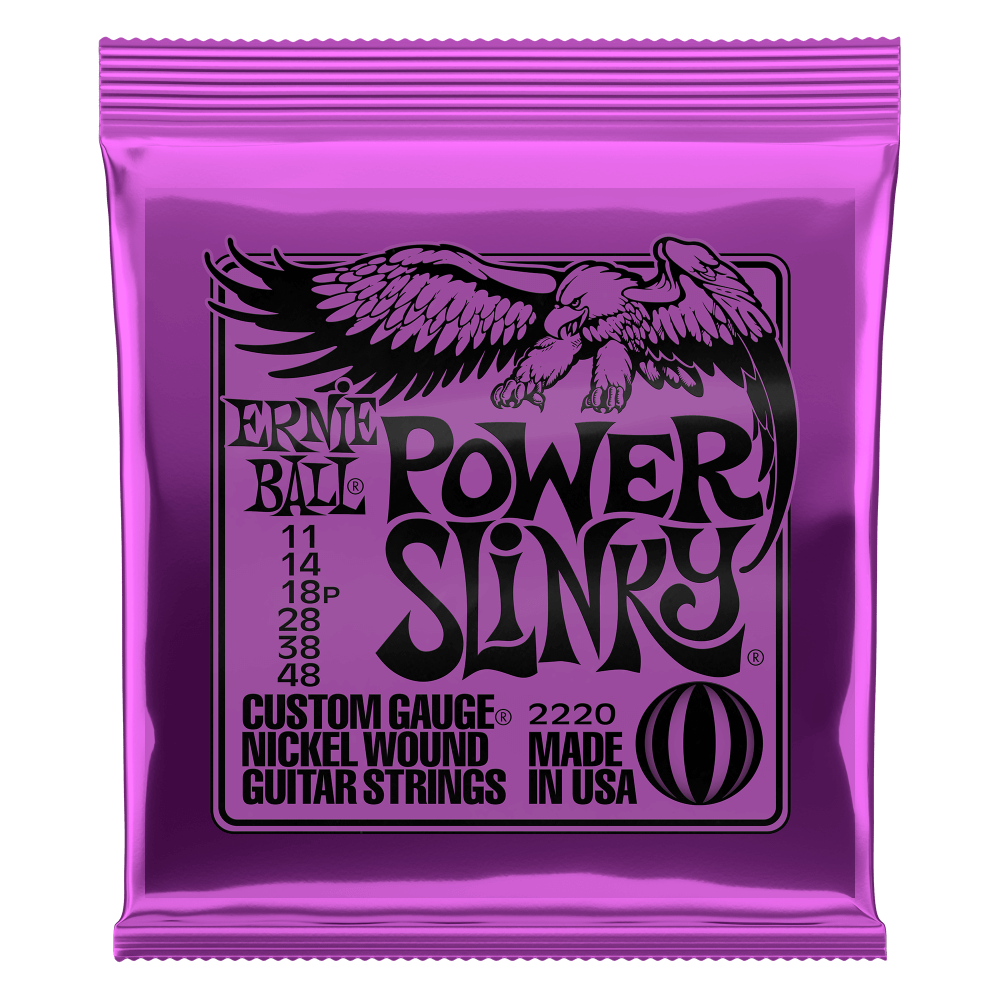 ERNIE 2220 Cuerdas Eléctricas Power Slinky Nickel Wound (11-48)