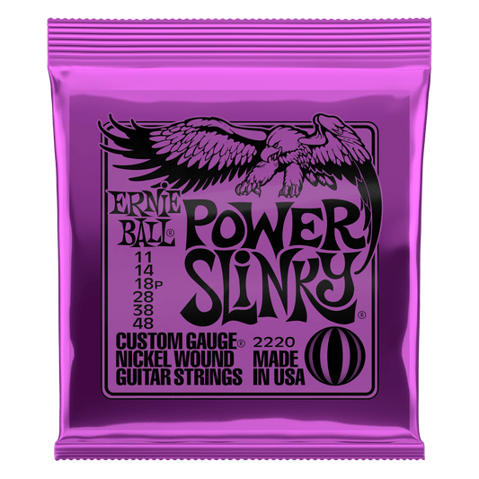 ERNIE 2220 Cuerdas Eléctricas Power Slinky Nickel Wound (11-48)