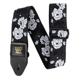 ERNIE 5357 Strap Clasico Jacquard para Guitarra y Bajo Color Negro