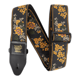 ERNIE 5363 Strap Clasico Jacquard para Guitarra y Bajo Tangerine Blossom