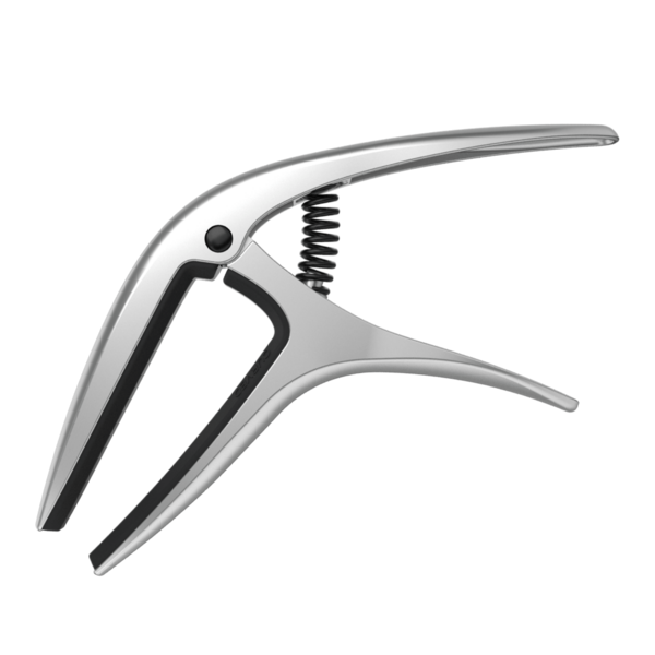 ERNIE 9601 Capo para guitarra Axis Dual Radius color Plateado S