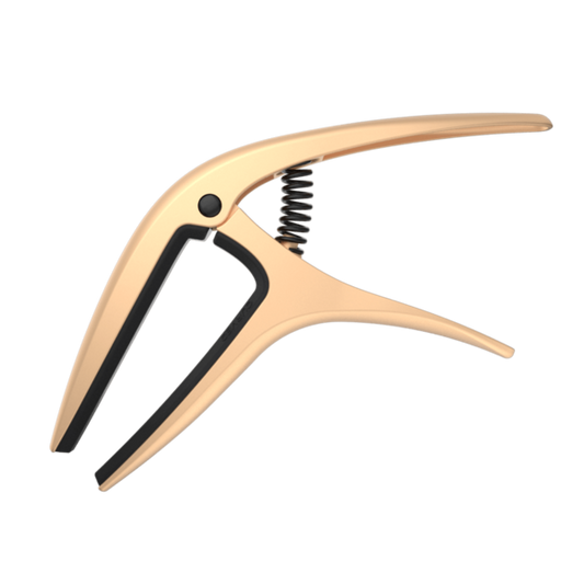 ERNIE 9606 Capo para guitarra Axis Dual Radius color Gold Satin