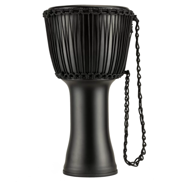 PADJ4-L-G Djembe 12 African color phaton negro