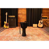 PADJ4-L-G Djembe 12 African color phaton negro