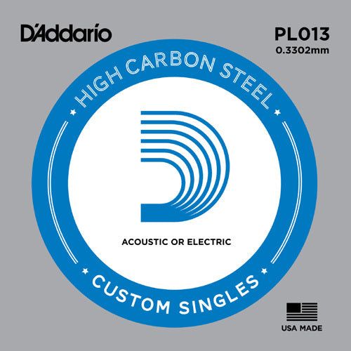 PL013 Cuerda individual de acero calibre 0.013