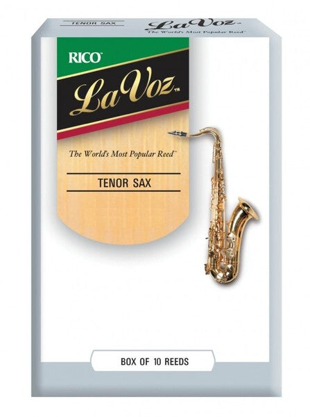 RKC10MD-01 Caña individual Rico La Voz Medium Strength para saxofón Tenor