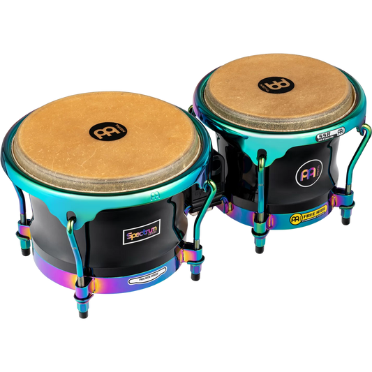 S400PBK Bongós Spectrum Series 7" / 8.5" Phantom Black