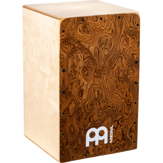 SC100BW Cajon, Snare craft, Burl wood