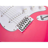 SEM1/PT-GA1065 Kit Guitarra eléctrica color rosado Twilight, W/B