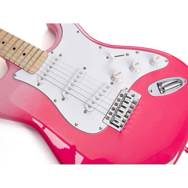 SEM1/PT-GA1065 Kit Guitarra eléctrica color rosado Twilight, W/B