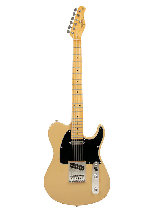 TW 55-BS-LF/BK  Guitarra Eléctrica Clásica Tipo T Color Butterscotch