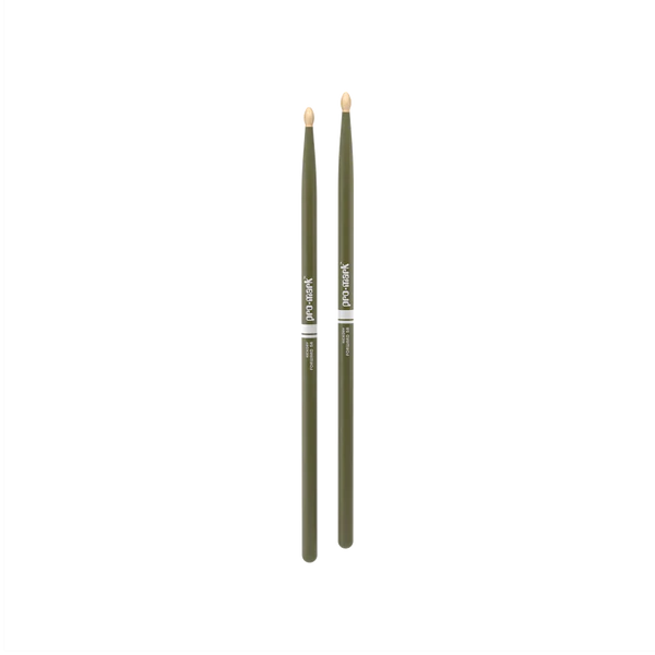TX5AW-GREEN Classic Forward 5A – Baquetas para Batería en Hickory Color Verde | Par