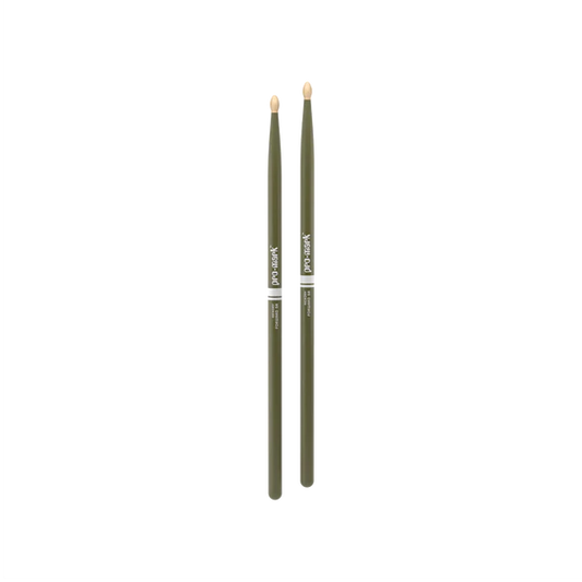 TX5AW-GREEN Classic Forward 5A – Baquetas para Batería en Hickory Color Verde | Par