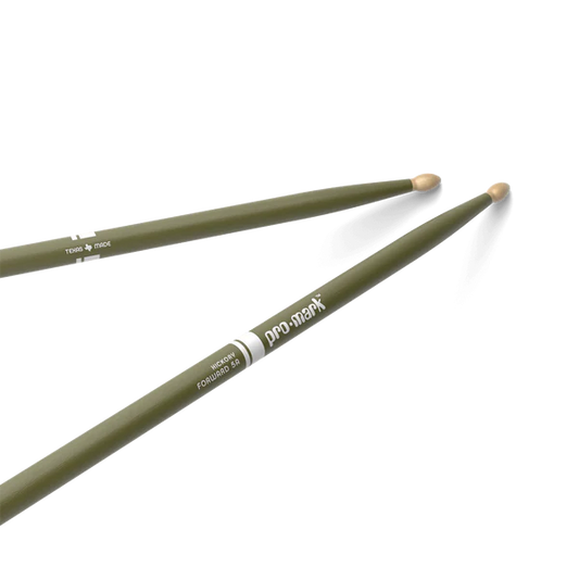 TX5AW-GREEN Classic Forward 5A – Baquetas para Batería en Hickory Color Verde | Par