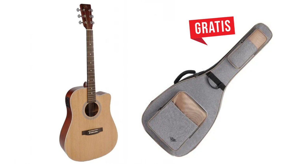 Compra Guitarra  SD204CE Electroacústica SX y Llévate Estuche ¡GRATIS!