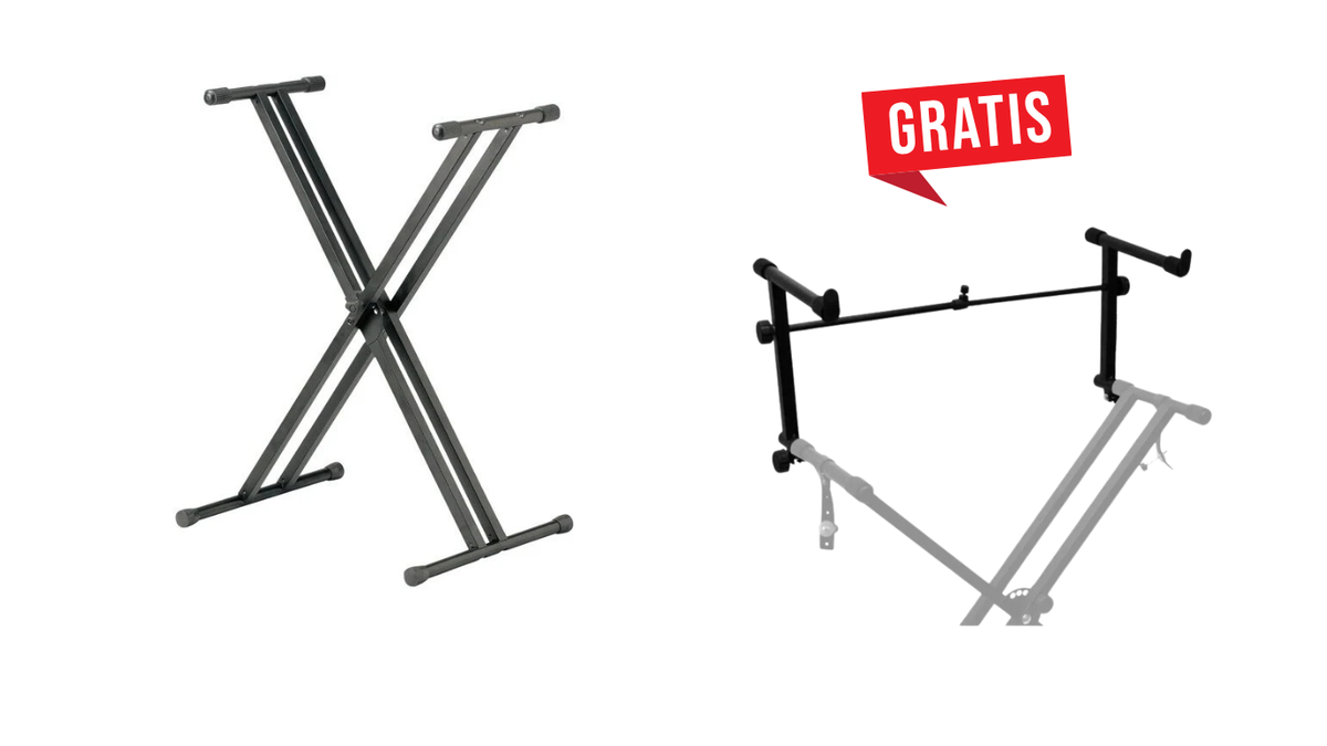 Compra Stand Doble Platinum y llévate los brazos extra ¡GRATIS!