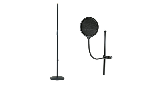 Combo König & Meyer 26010 + 23956 | Soporte de Micrófono + Pop Filter – Oferta Especial