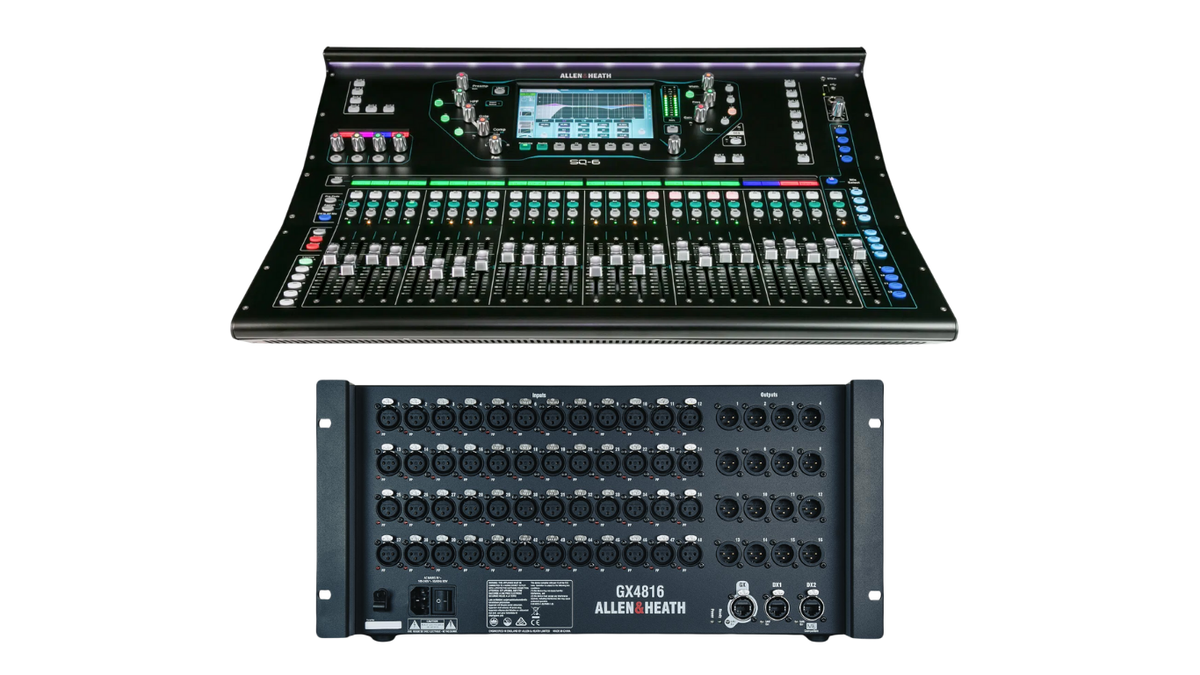 Combo SQ-6 + GX4816 Sistema Digital de Mezcla con Stagebox | Oferta Especial