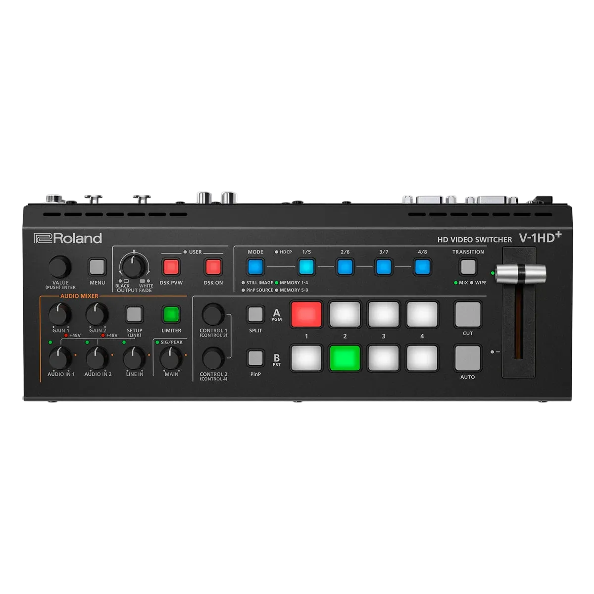 V-1HD+ Mezclador y Switcher de Video HD Profesional de 4 Canales