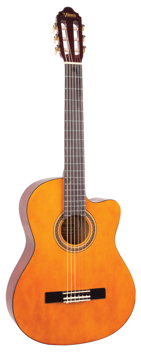 VC104C Guitarra Clásica Valencia VC104C 4/4 Cutaway – Natural