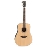 SD204TBK Guitarra SX Dreadnought, Trans black