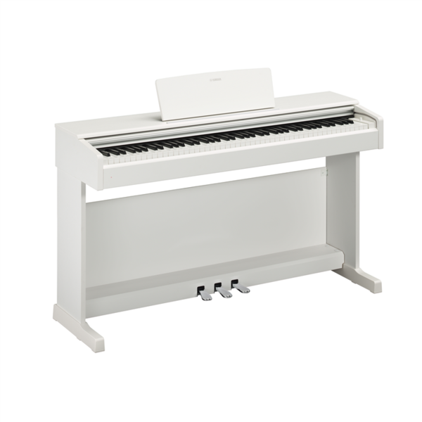 YDP-144WH Piano digital con banqueta color blanco