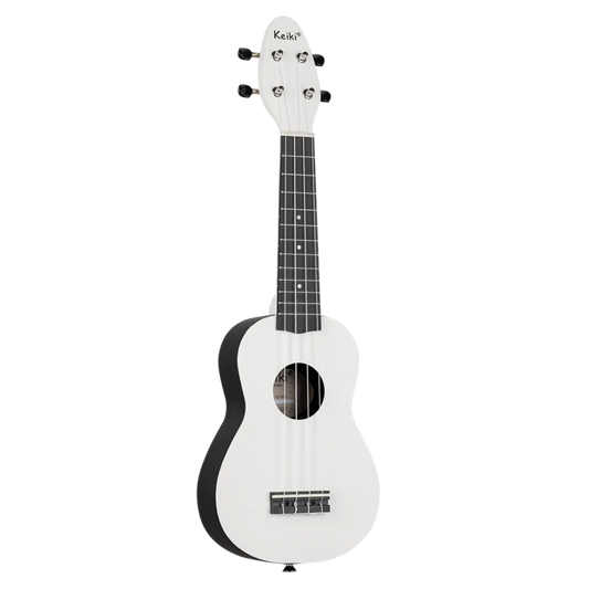 K2-SCL Ukulele Pack – Set de Ukulele Soprano con Accesorios Diseño Silent Clouds