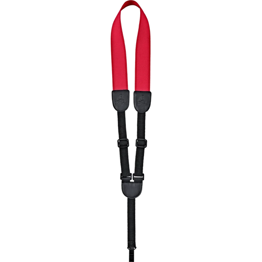 OUSHK-RD Correa de Nylon para Ukulele con Gancho de Soporte, Roja