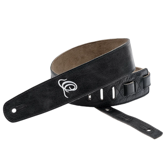 OSSU-10 Suede Leather Straps – Correa Premium para Guitarra en Cuero y Gamuza Color Ash