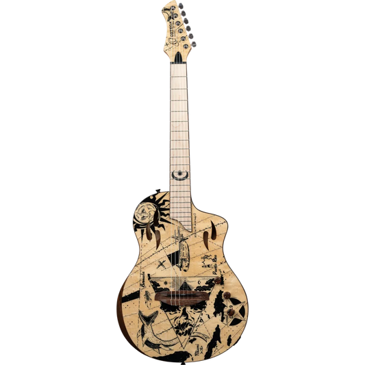 RTPG-LS2 Guitarra ElectroAcustica Ortega TourPlayer Series Full Size Guitar – Bermuda Design