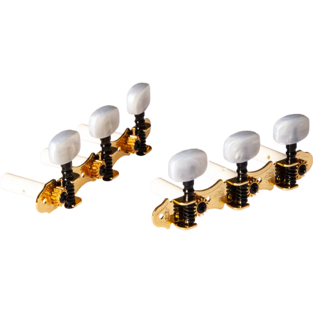 OTM-FAMILYPRO Clavijeros para Guitarra Family Series Pro Gold/White