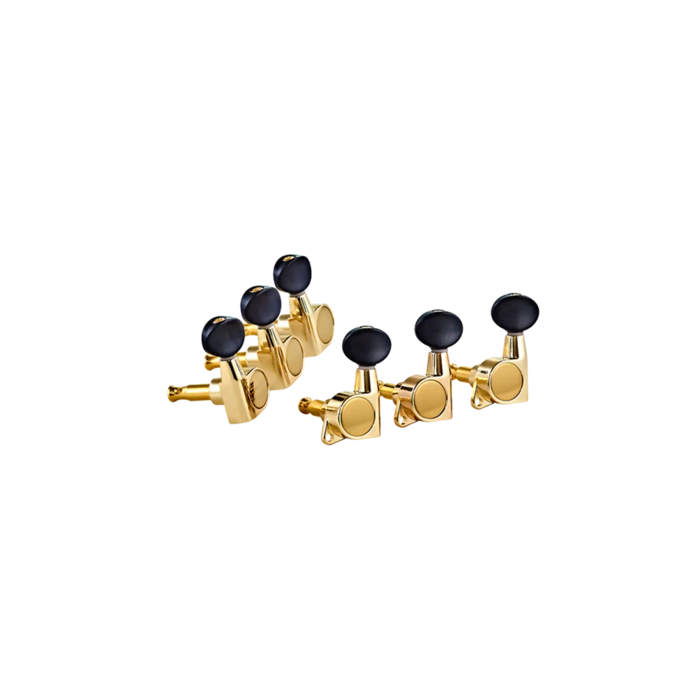 OTMEG33-GO Clavijeros 3+3 para Guitarra Eléctrica, Dorados