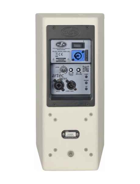 ARTEC-506A-W Bocina biamplificada a dos vías, 6", blanca