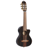 RGL5EB-CE  Mini Travel Series – Guitarra de Viaje 1/8 con Tapa, Fondo y Aros de Ébano Natural